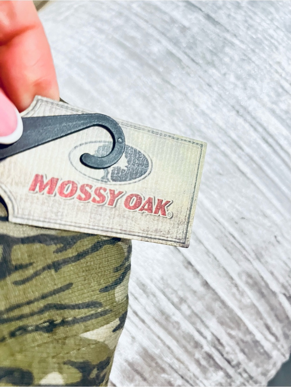 Mossy Oak Blaze Orange Hunting Cap with Camo Trim - Picture 5 of 9